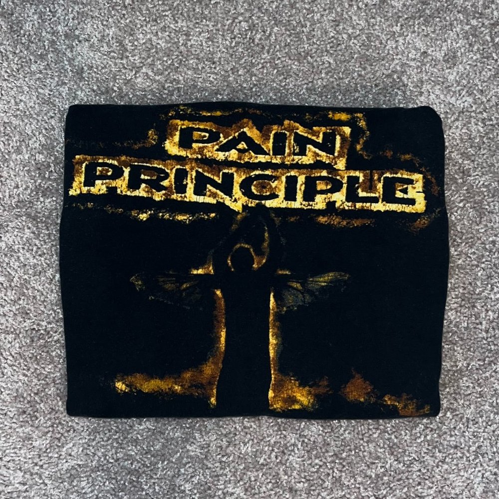 Y2k Pain Principle band T 'Only pain is real'